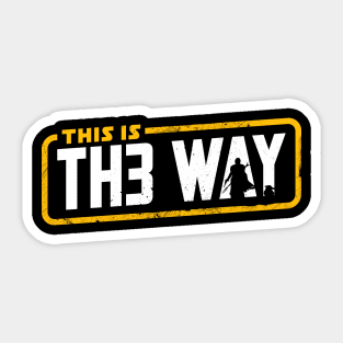 This is th3 way Sticker